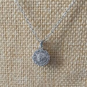 Elegant Silver Pendant Necklace